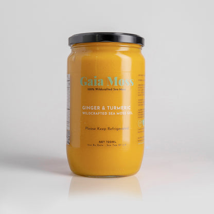 Ginger & Turmeric Infused Sea Moss Gel