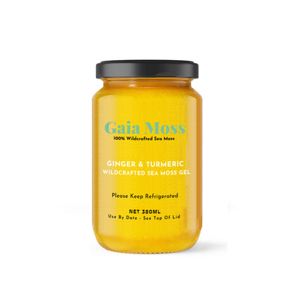 Ginger & Turmeric Infused Sea Moss Gel